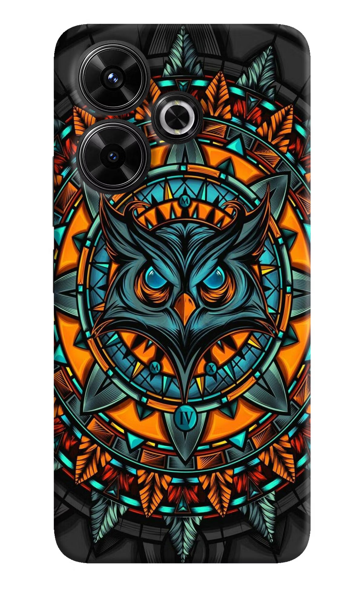 Angry Owl Art Redmi 13 5G Hard Case Back Cover by Casekaro