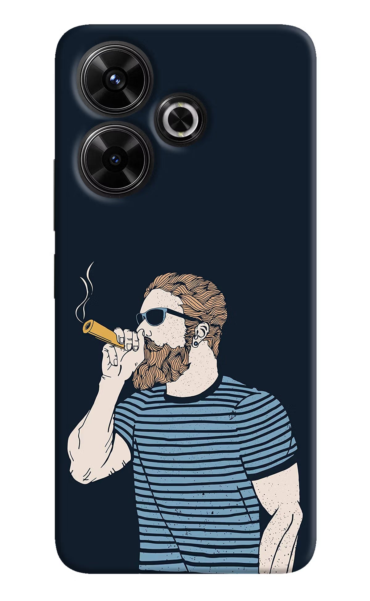 Smoking Redmi 13 5G Hard Case Back Cover by Casekaro