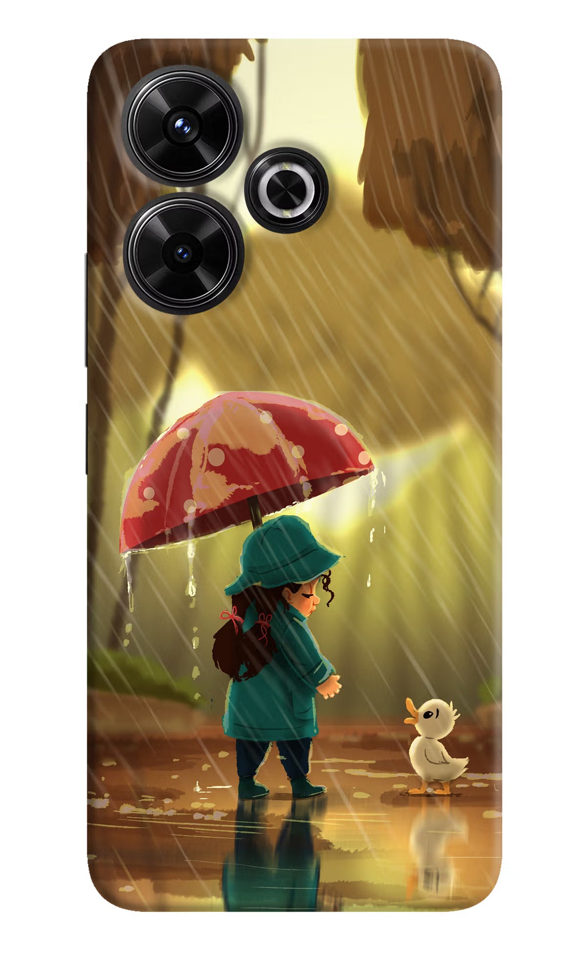 Rainy Day Redmi 13 5G Hard Case Back Cover by Casekaro