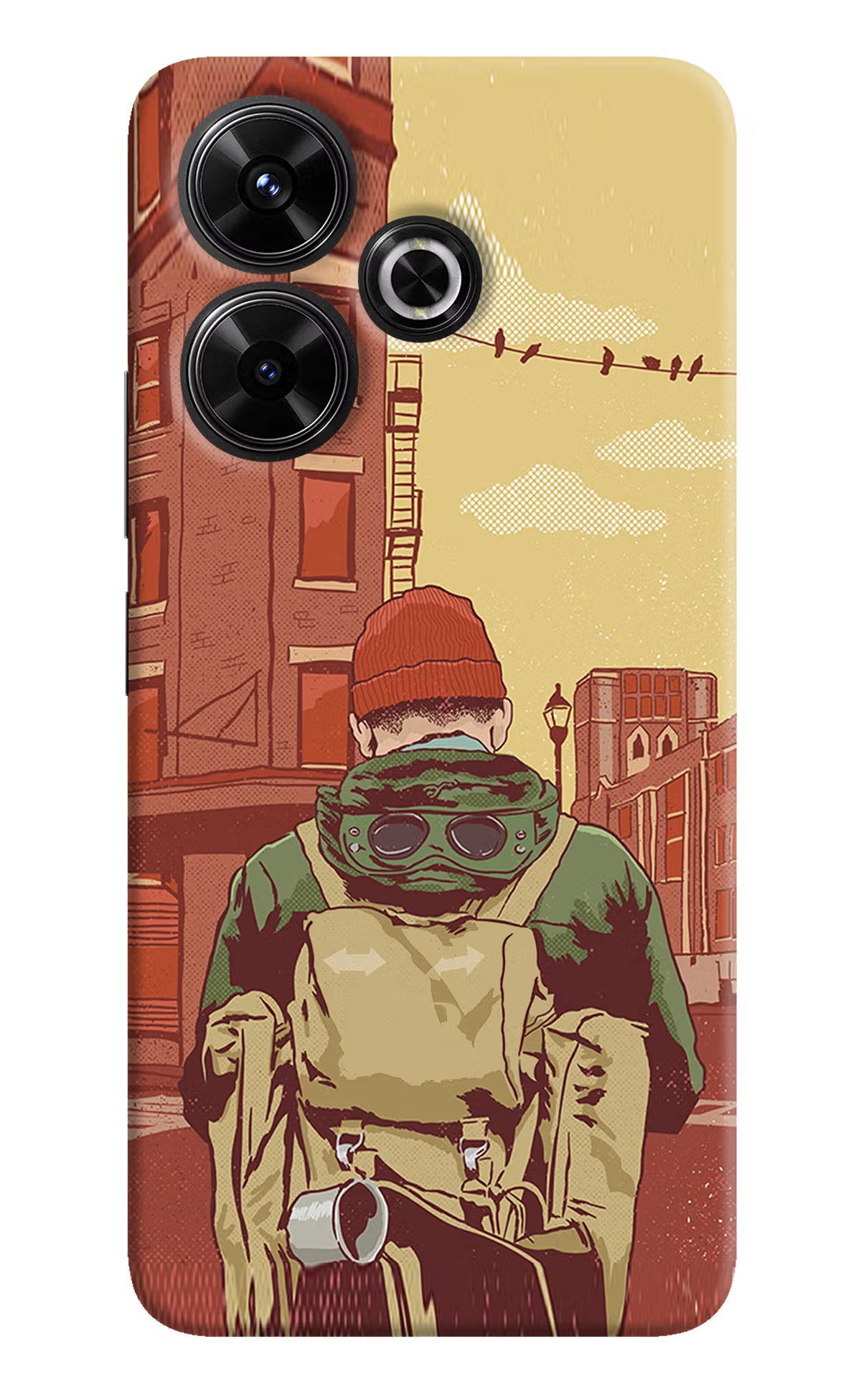 Adventurous Redmi 13 5G Hard Case Back Cover by Casekaro