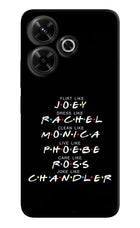 FRIENDS Character Redmi 13 5G Hard Case Back Cover by Casekaro