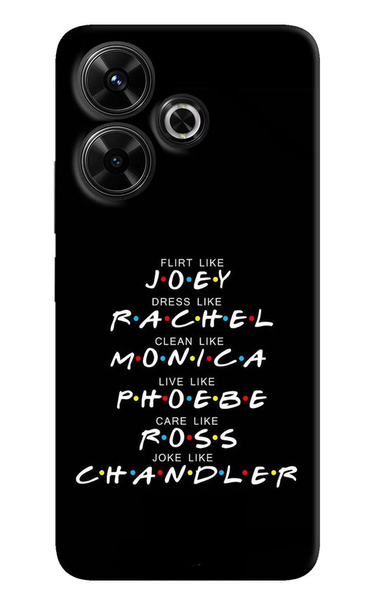 FRIENDS Character Redmi 13 5G Hard Case Back Cover by Casekaro