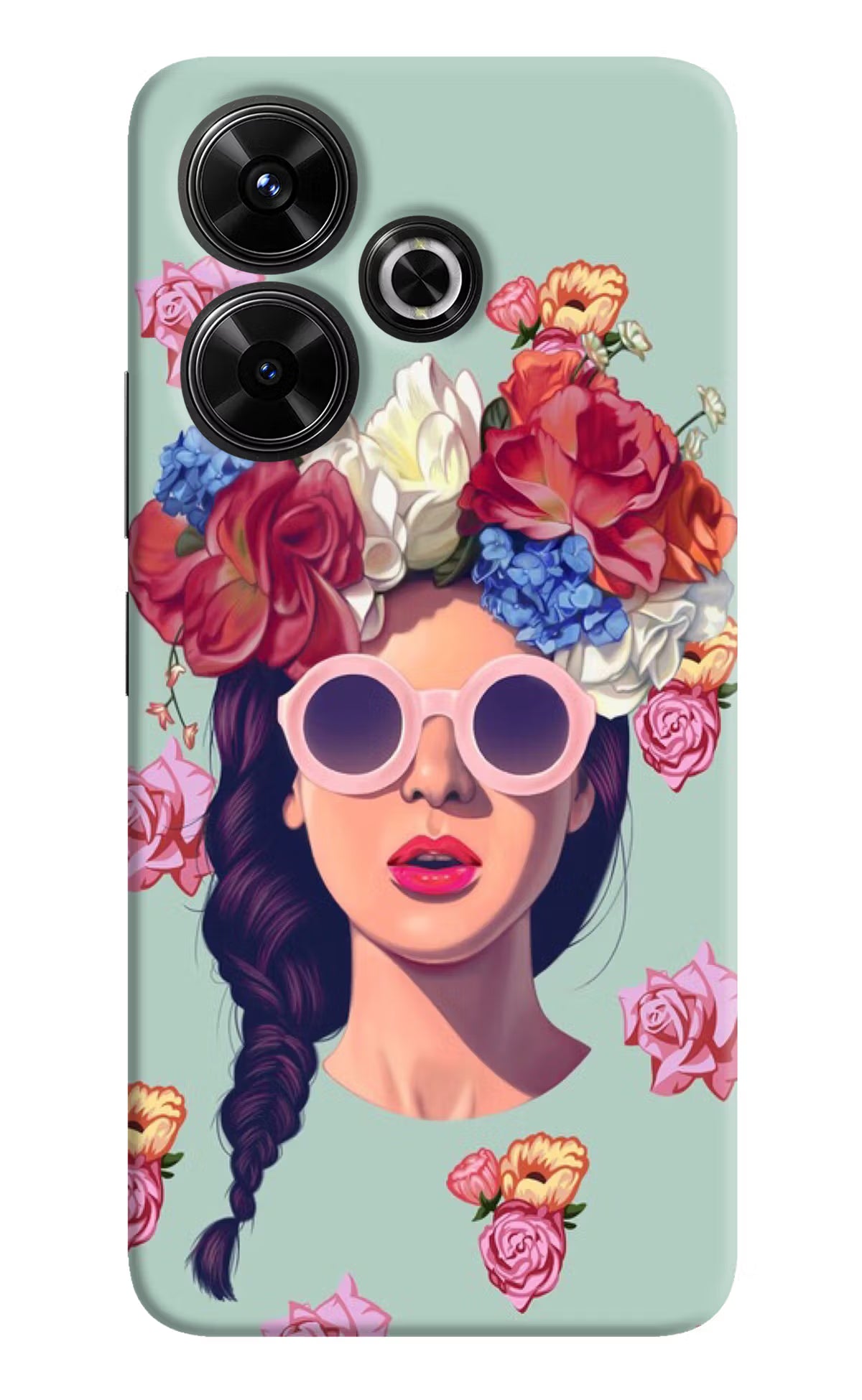 Pretty Girl Redmi 13 5G Hard Case Back Cover by Casekaro