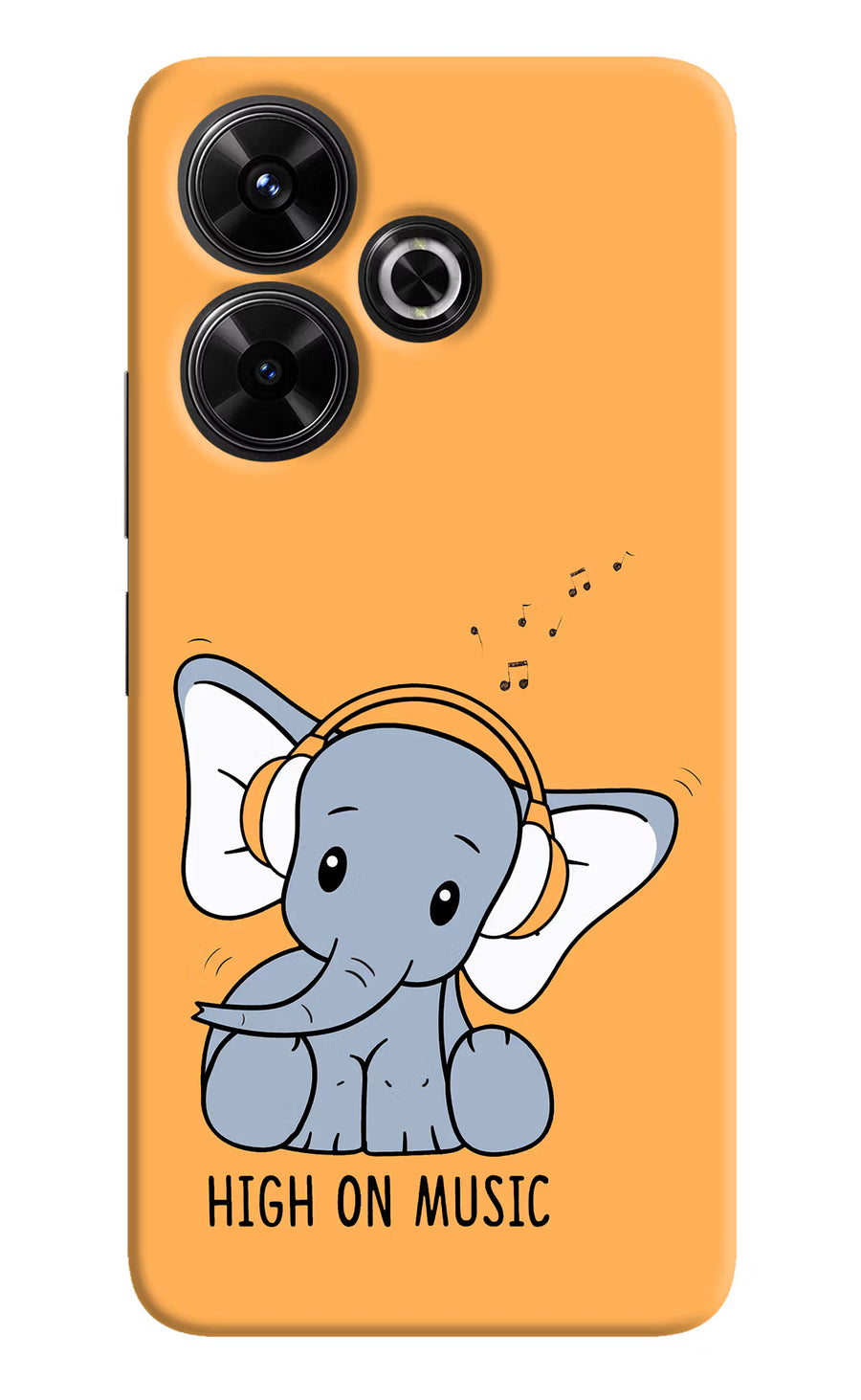 High On Music Redmi 13 5G Back Cover, Hard case
