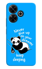 Keep Sleeping Redmi 13 5G Hard Case Back Cover by Casekaro