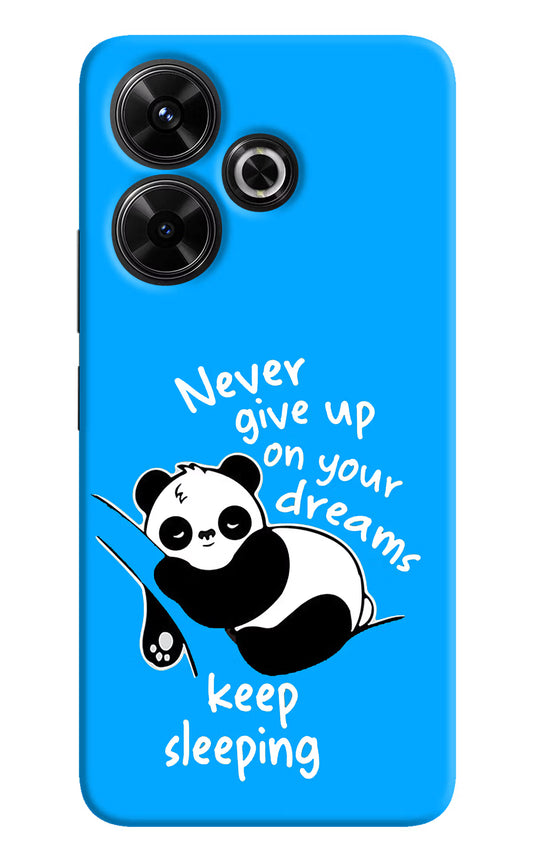 Keep Sleeping Redmi 13 5G Hard Case Back Cover by Casekaro