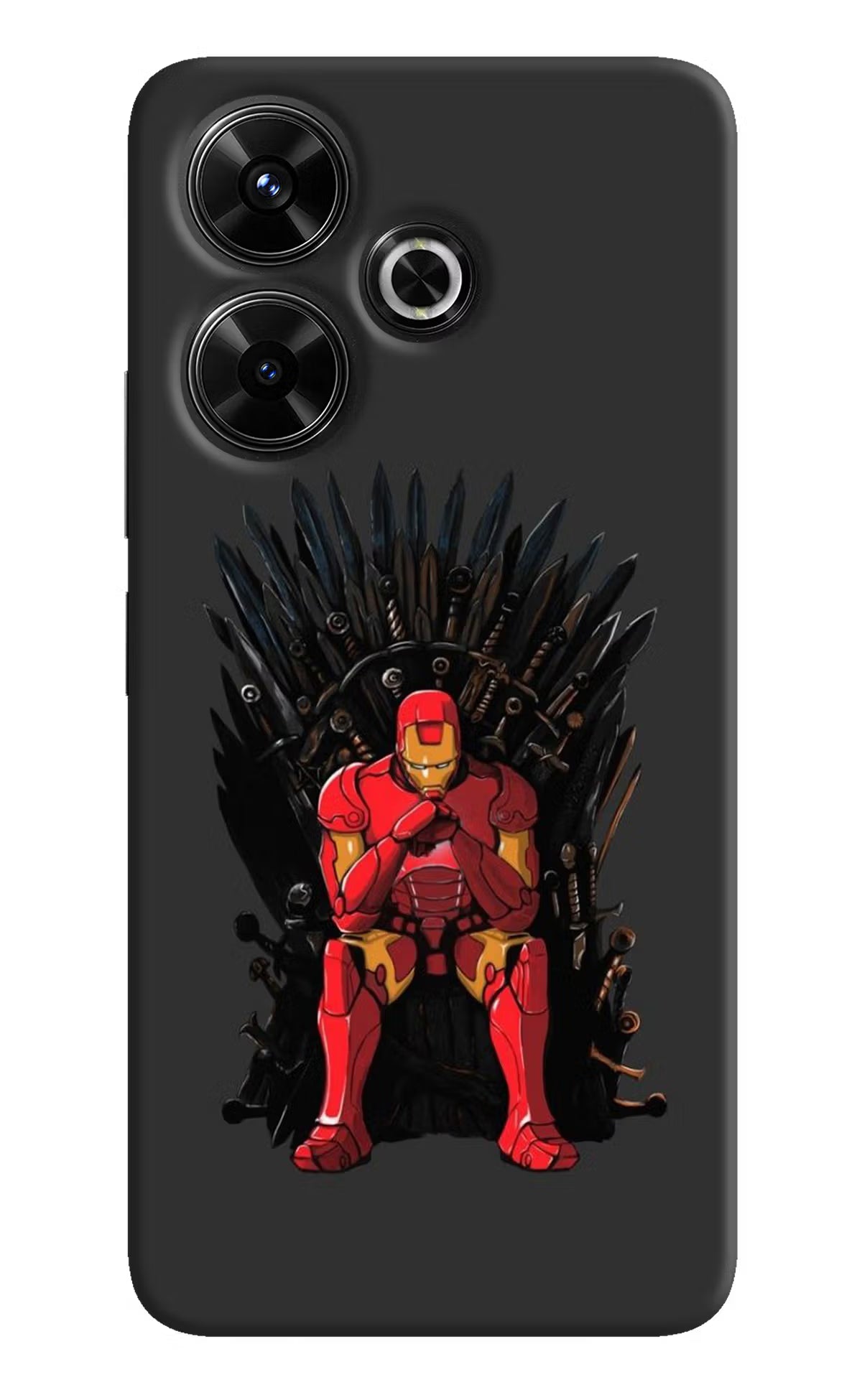 Ironman Throne Redmi 13 5G Hard Case Back Cover by Casekaro