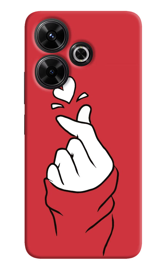 Korean Love Sign Redmi 13 5G Hard Case Back Cover by Casekaro