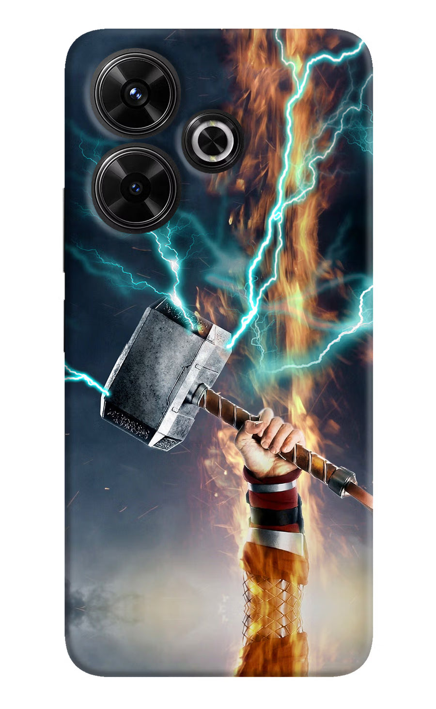Thor Hammer Mjolnir Redmi 13 5G Back Cover, Hard case