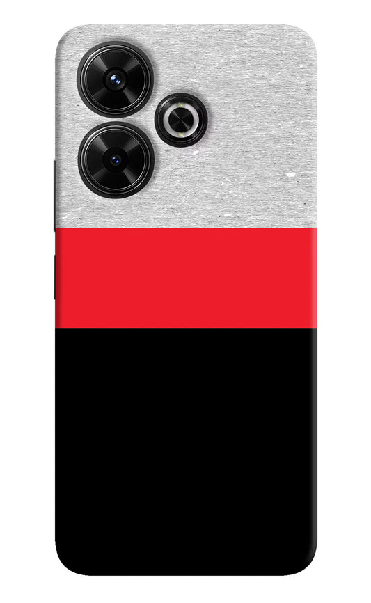 Tri Color Pattern Redmi 13 5G Hard Case Back Cover by Casekaro