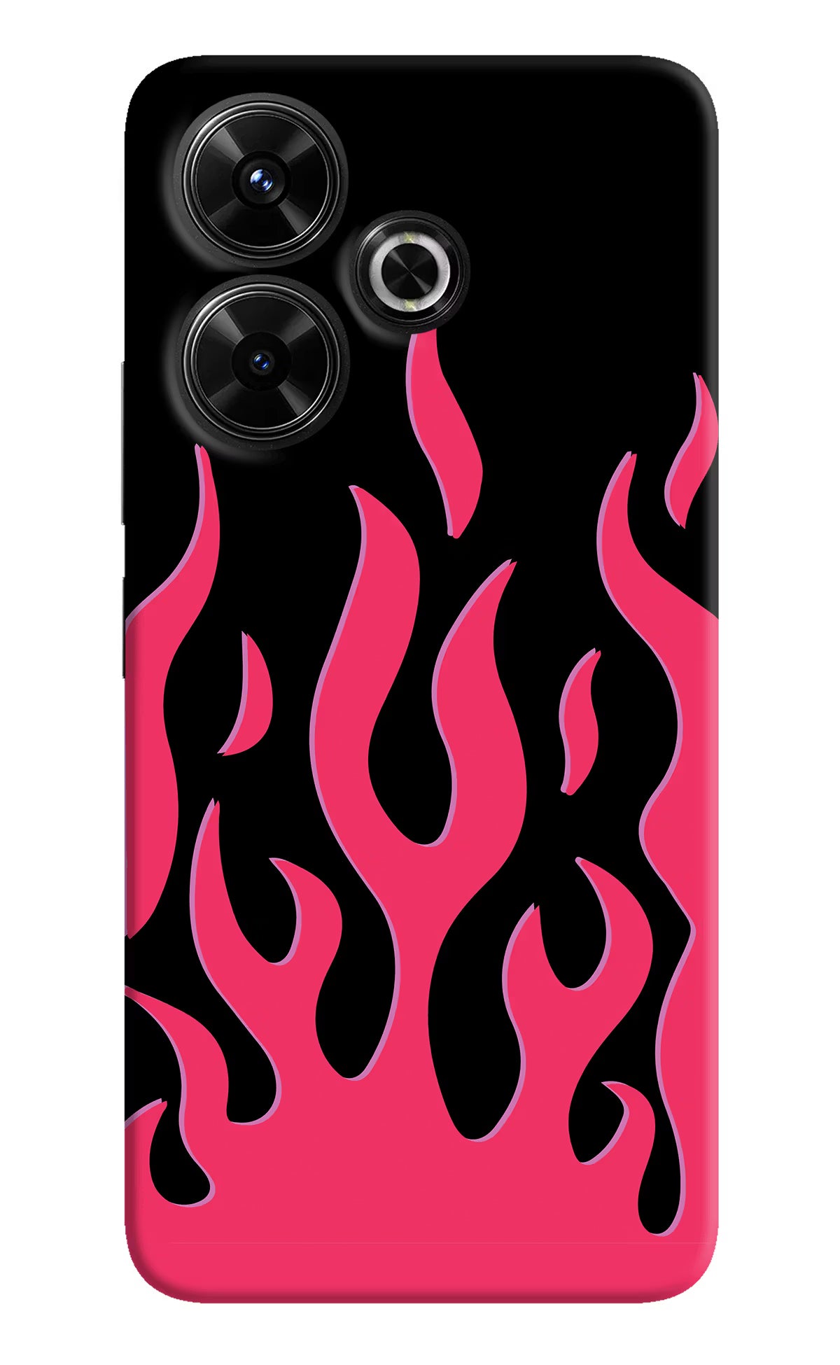 Fire Flames Redmi 13 5G Hard Case Back Cover by Casekaro