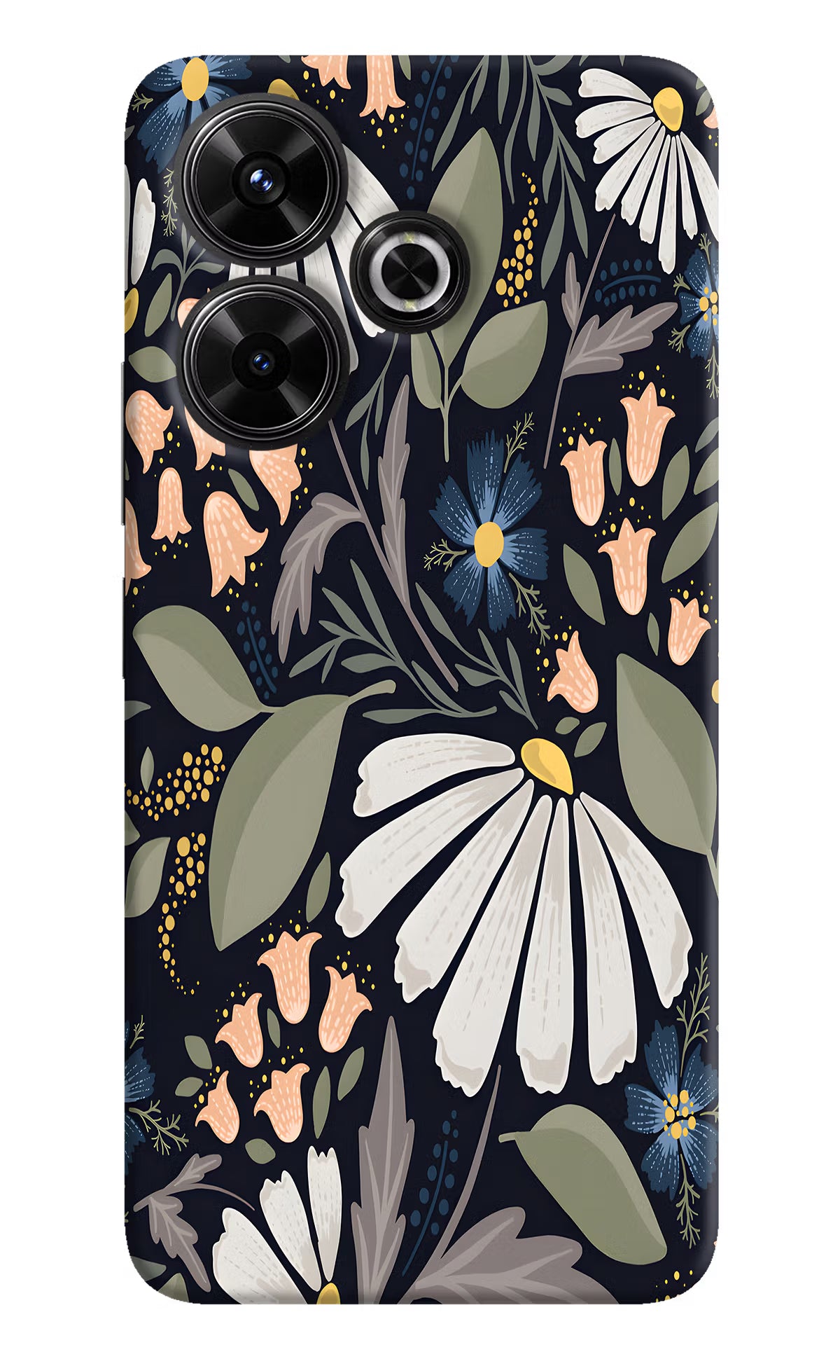 Flowers Art Redmi 13 5G Hard Case Back Cover by Casekaro