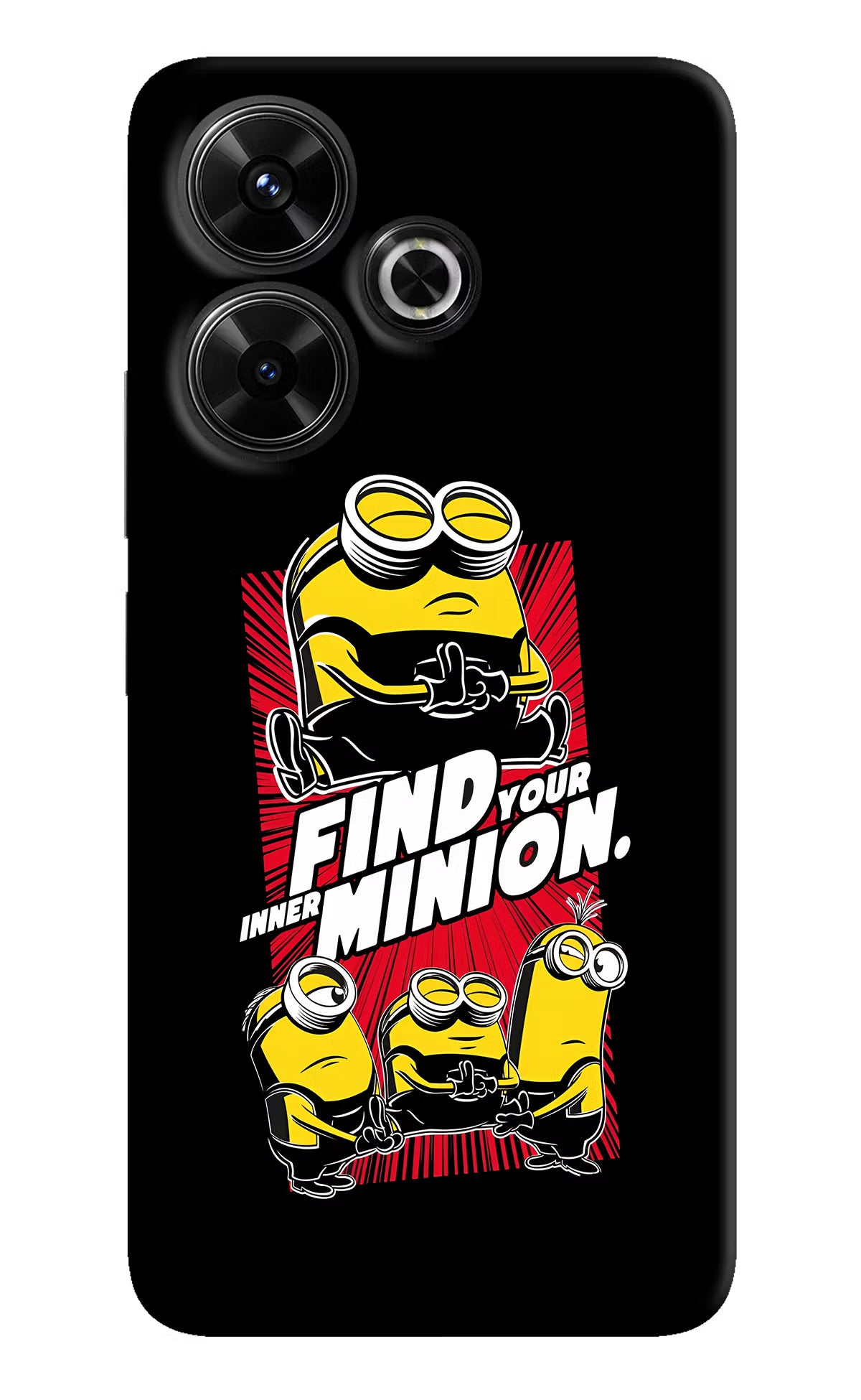 Find your inner Minion Redmi 13 5G Hard Case Back Cover by Casekaro