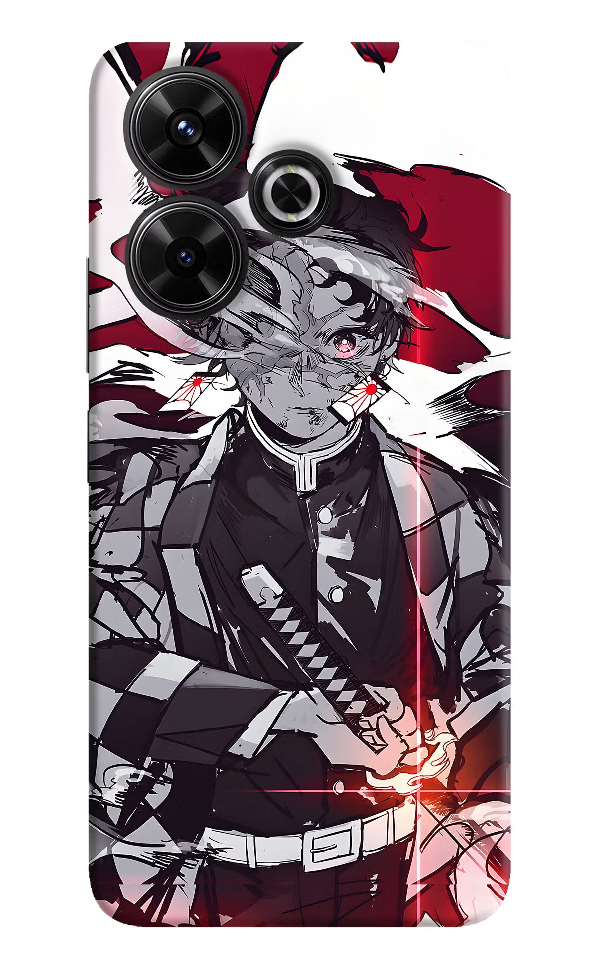 Demon Slayer Redmi 13 5G Hard Case Back Cover by Casekaro