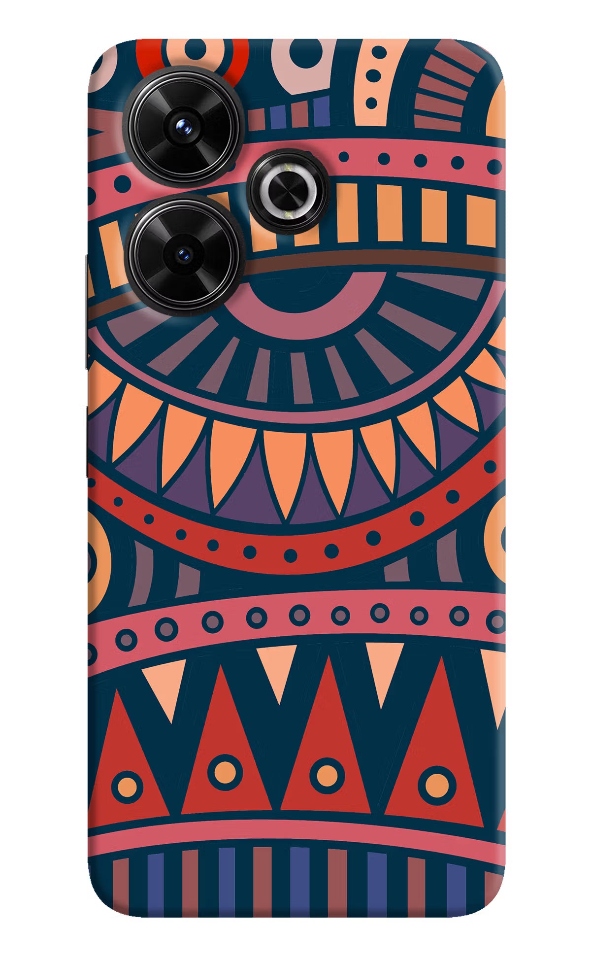 African Culture Design Redmi 13 5G Hard Case Back Cover by Casekaro