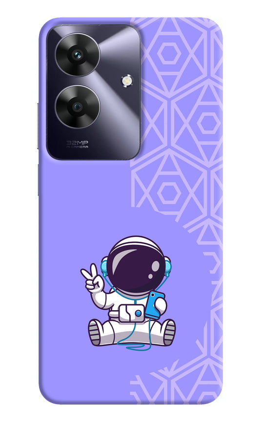 Cute Astronaut Chilling Redmi 13 5G Back Cover