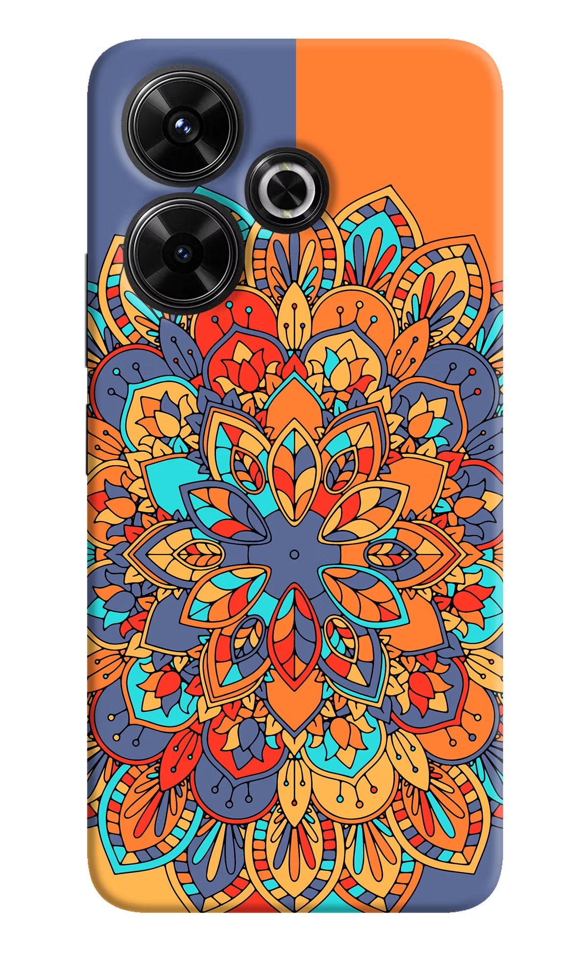 Color Mandala Redmi 13 5G Hard Case Back Cover by Casekaro