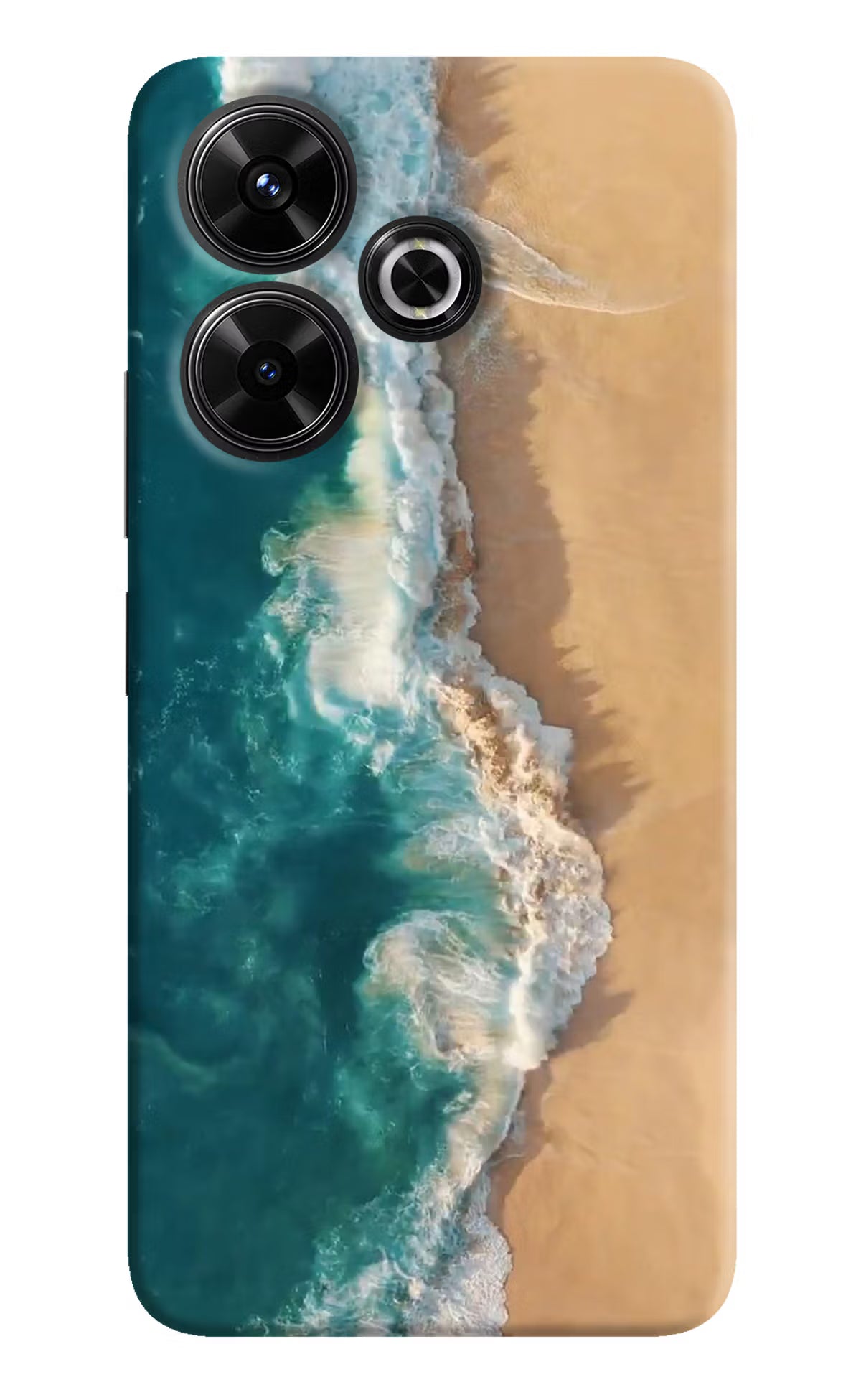 Ocean Beach Redmi 13 5G Hard Case Back Cover by Casekaro