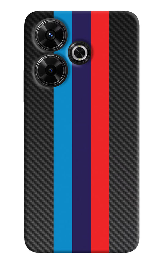 BMW Stripes Pattern Redmi 13 5G Hard Case Back Cover by Casekaro