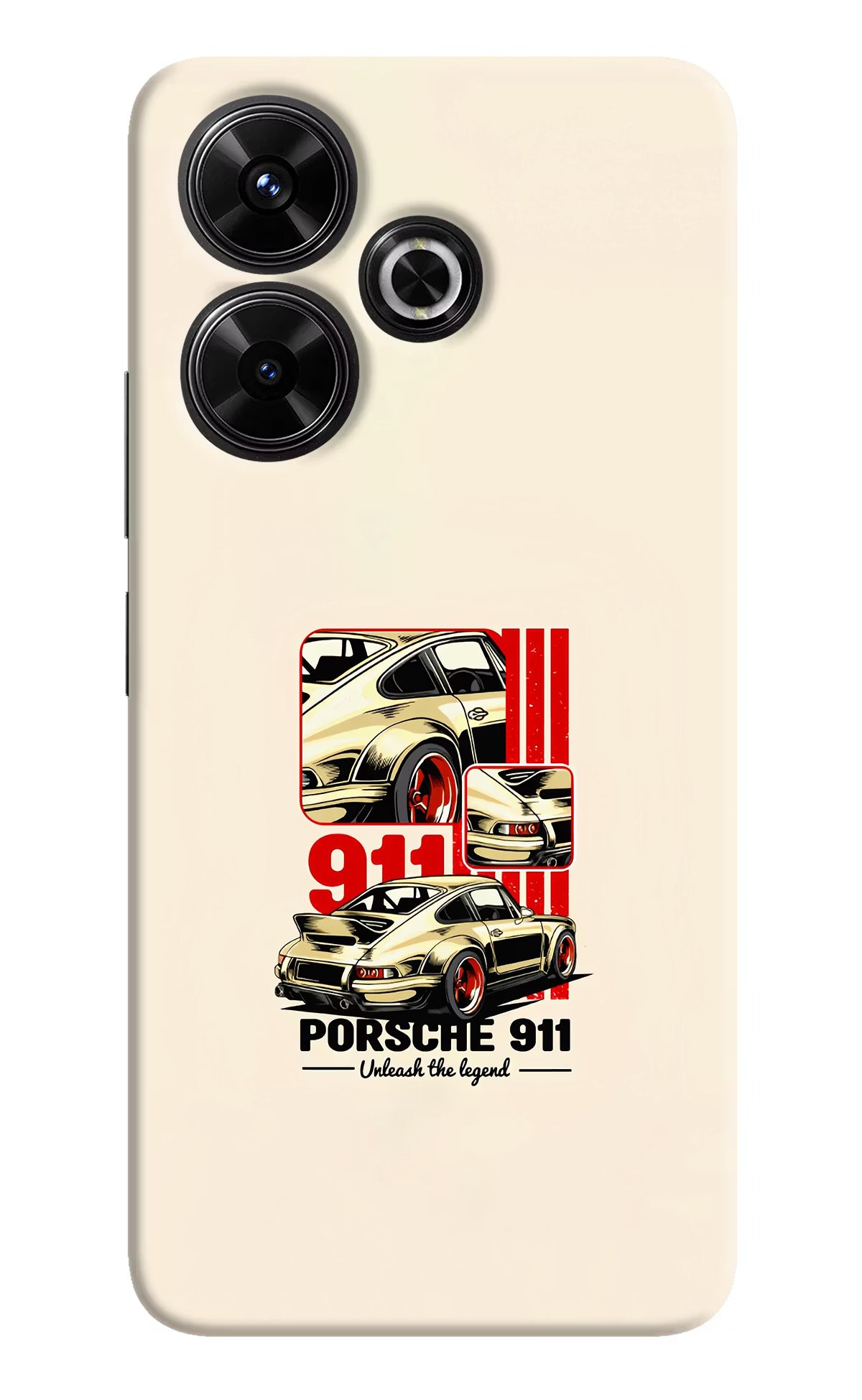 Classic Porsche 911 Redmi 13 5G Hard Case Back Cover by Casekaro