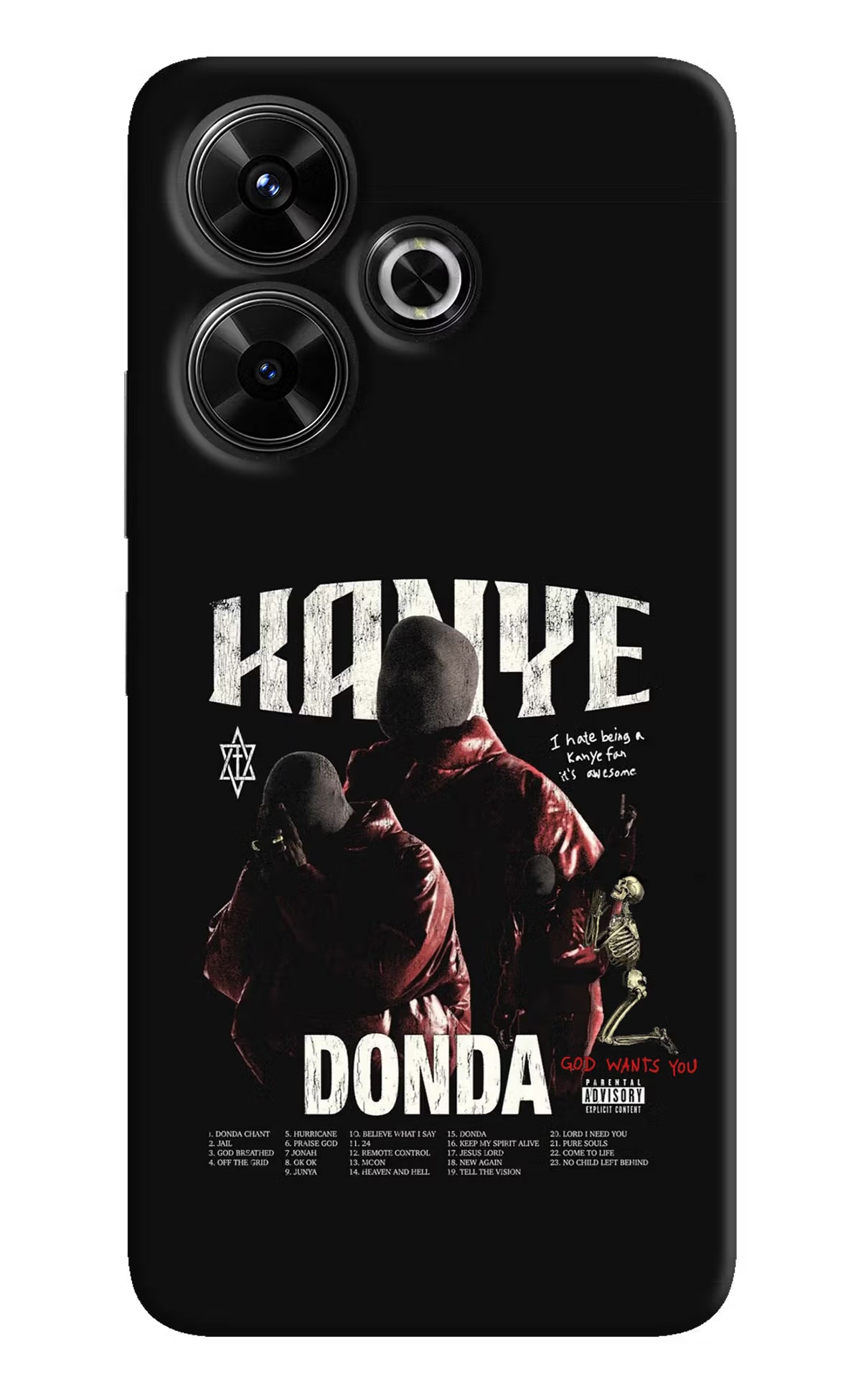 Donda Kanye West Redmi 13 5G Hard Case Back Cover by Casekaro