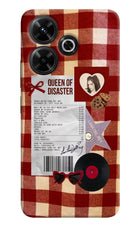 Queen of Disaster Redmi 13 5G Hard Case Back Cover by Casekaro