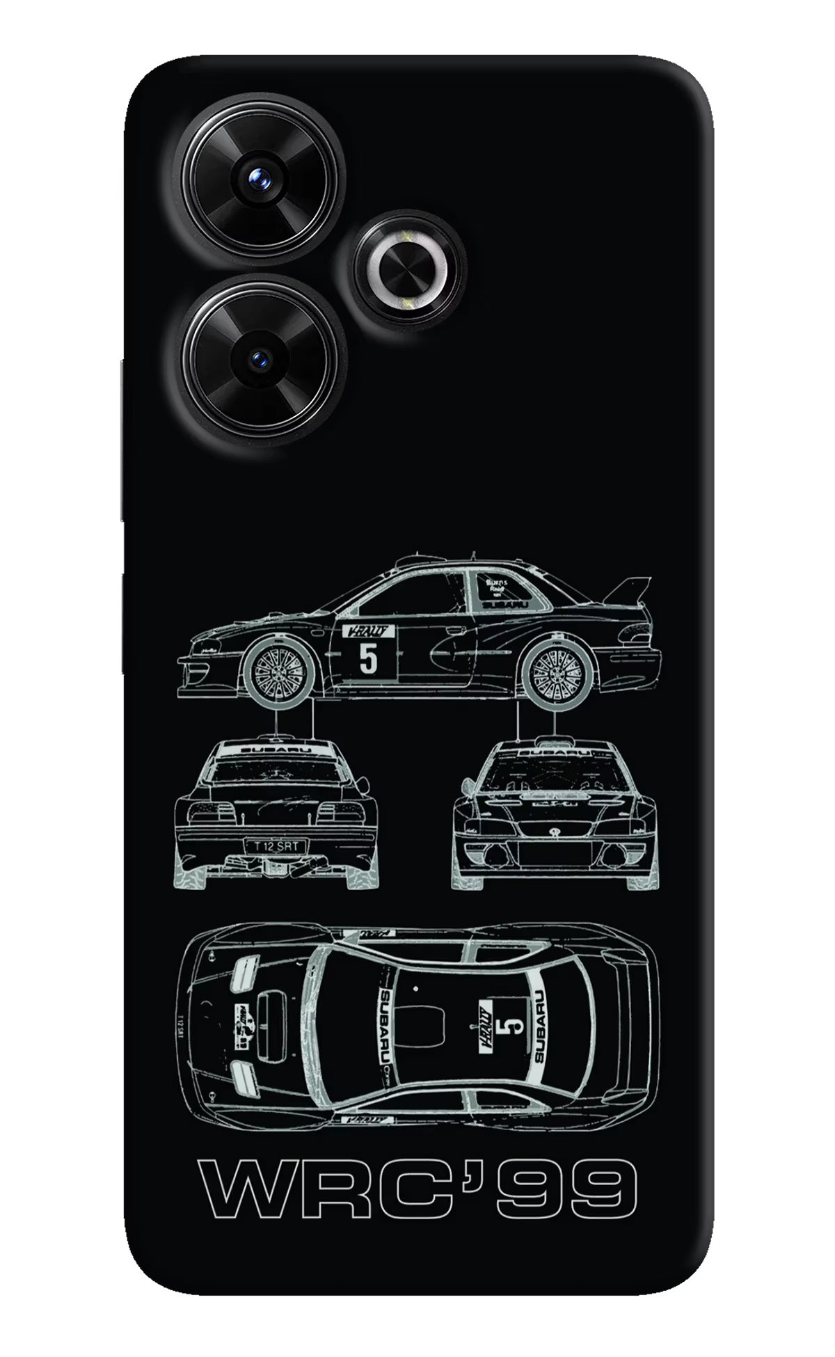 WRC'99 Redmi 13 5G Hard Case Back Cover by Casekaro