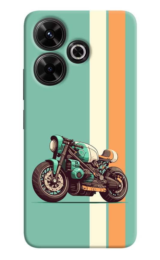 Striped Moto Drift Redmi 13 5G Hard Case Back Cover by Casekaro