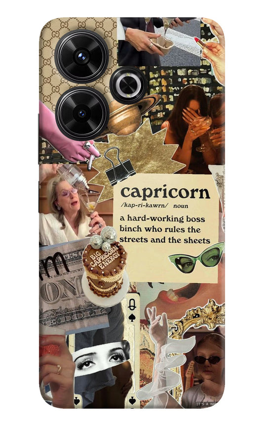 Capricorn Zodiac Redmi 13 5G Hard Case Back Cover by Casekaro