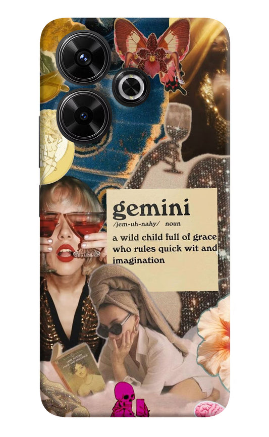 Gemini Zodiac Redmi 13 5G Hard Case Back Cover by Casekaro