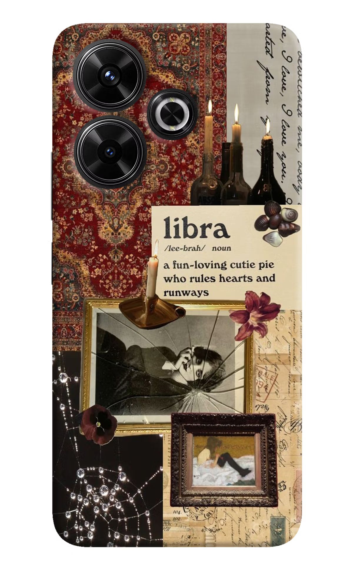 Libra Zodiac Redmi 13 5G Hard Case Back Cover by Casekaro
