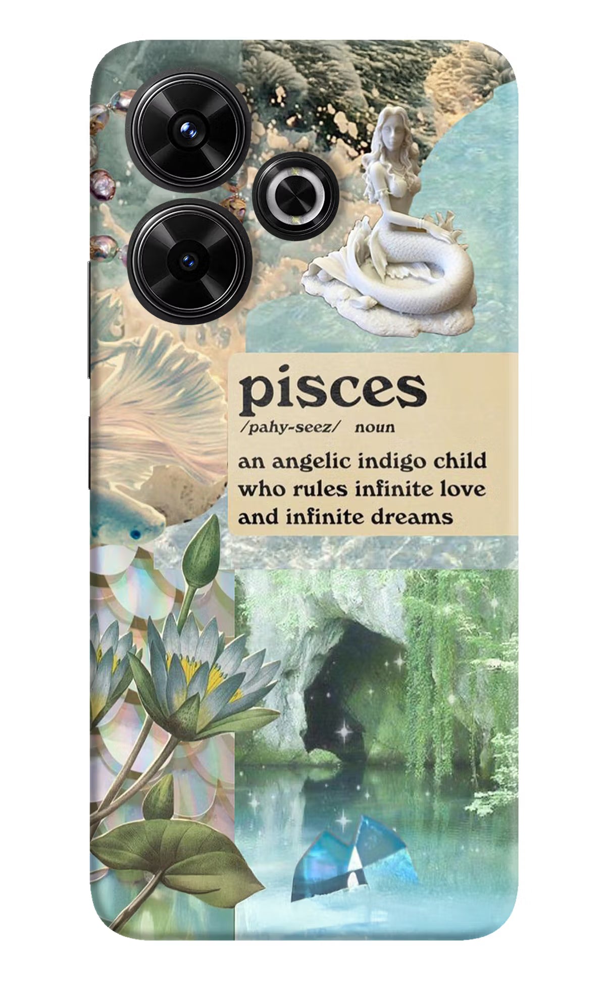 Pisces Zodiac Redmi 13 5G Hard Case Back Cover by Casekaro