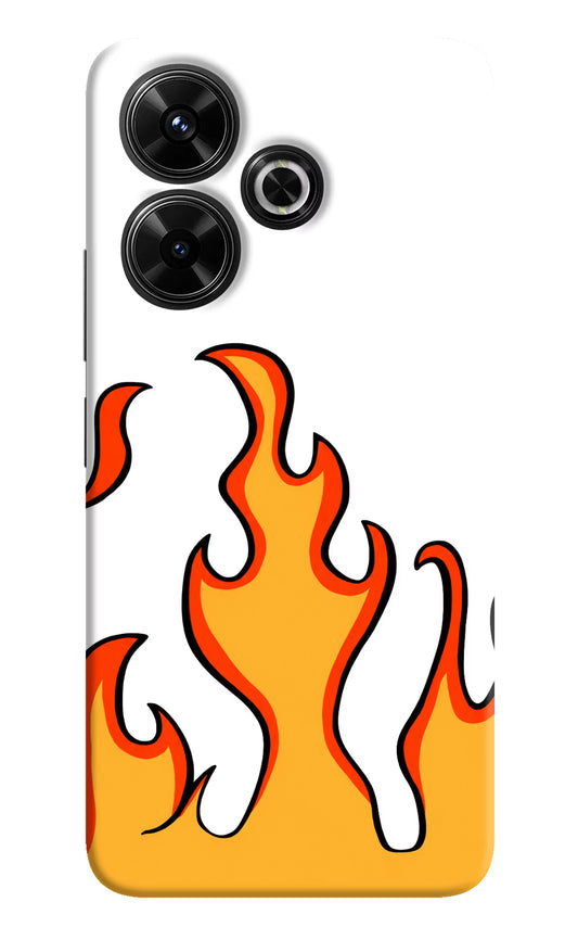 Fired Up – White Redmi 13 5G Hard Case Back Cover by Casekaro