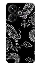 Twin Dragons Redmi 13 5G Hard Case Back Cover by Casekaro