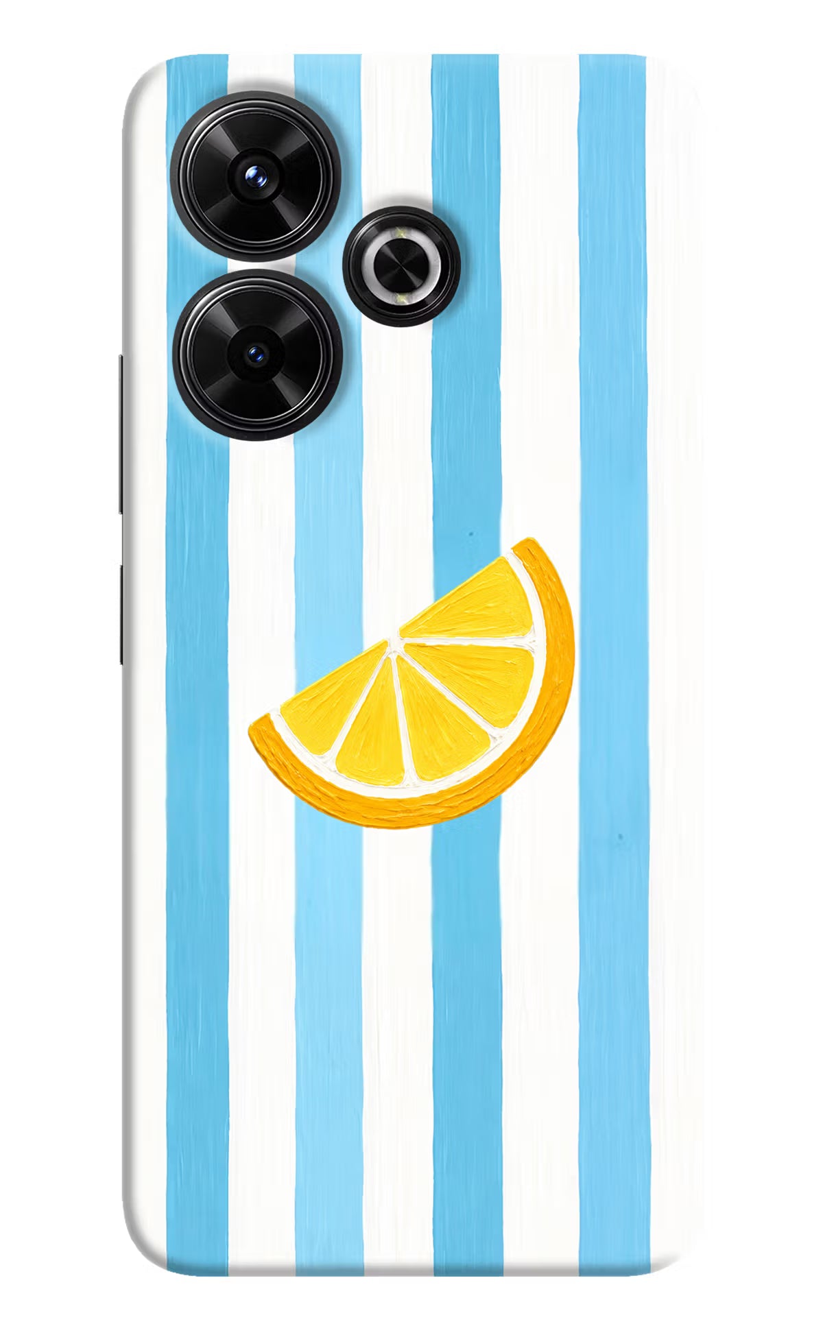 Summer Lemon Redmi 13 5G Hard Case Back Cover by Casekaro