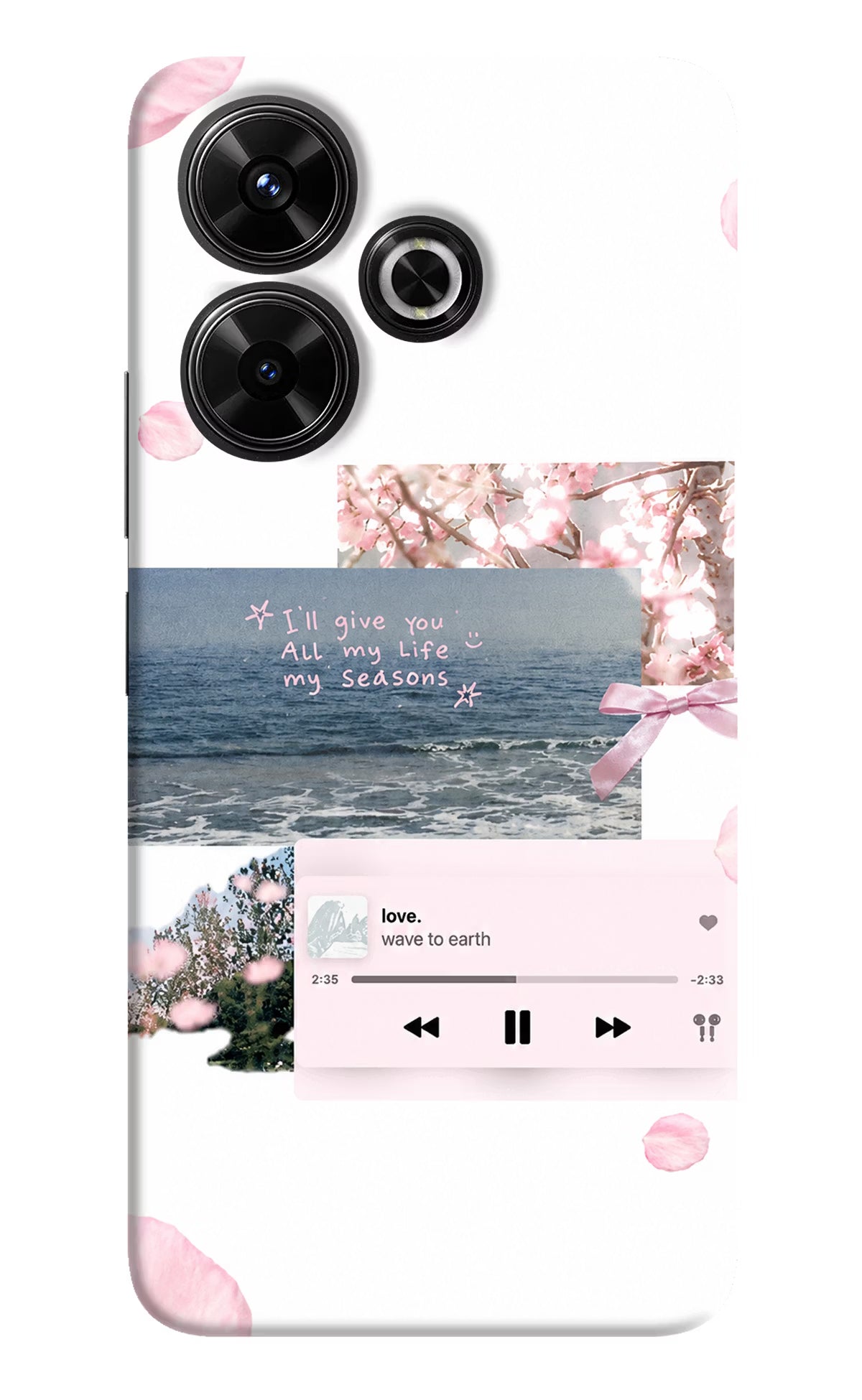 Wave to earth Redmi 13 5G Back Cover