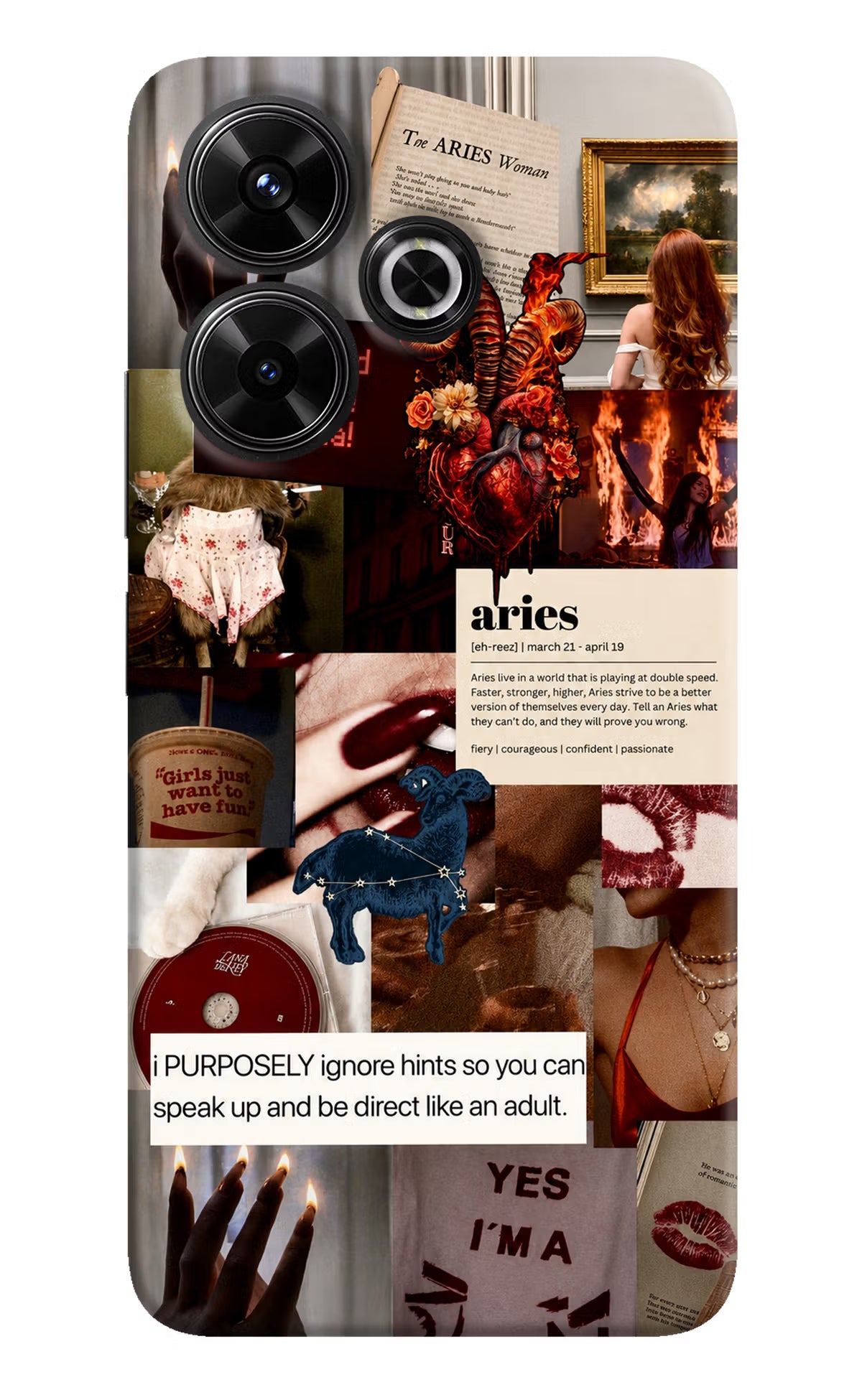 Zodiac Aries Redmi 13 5G Back Cover