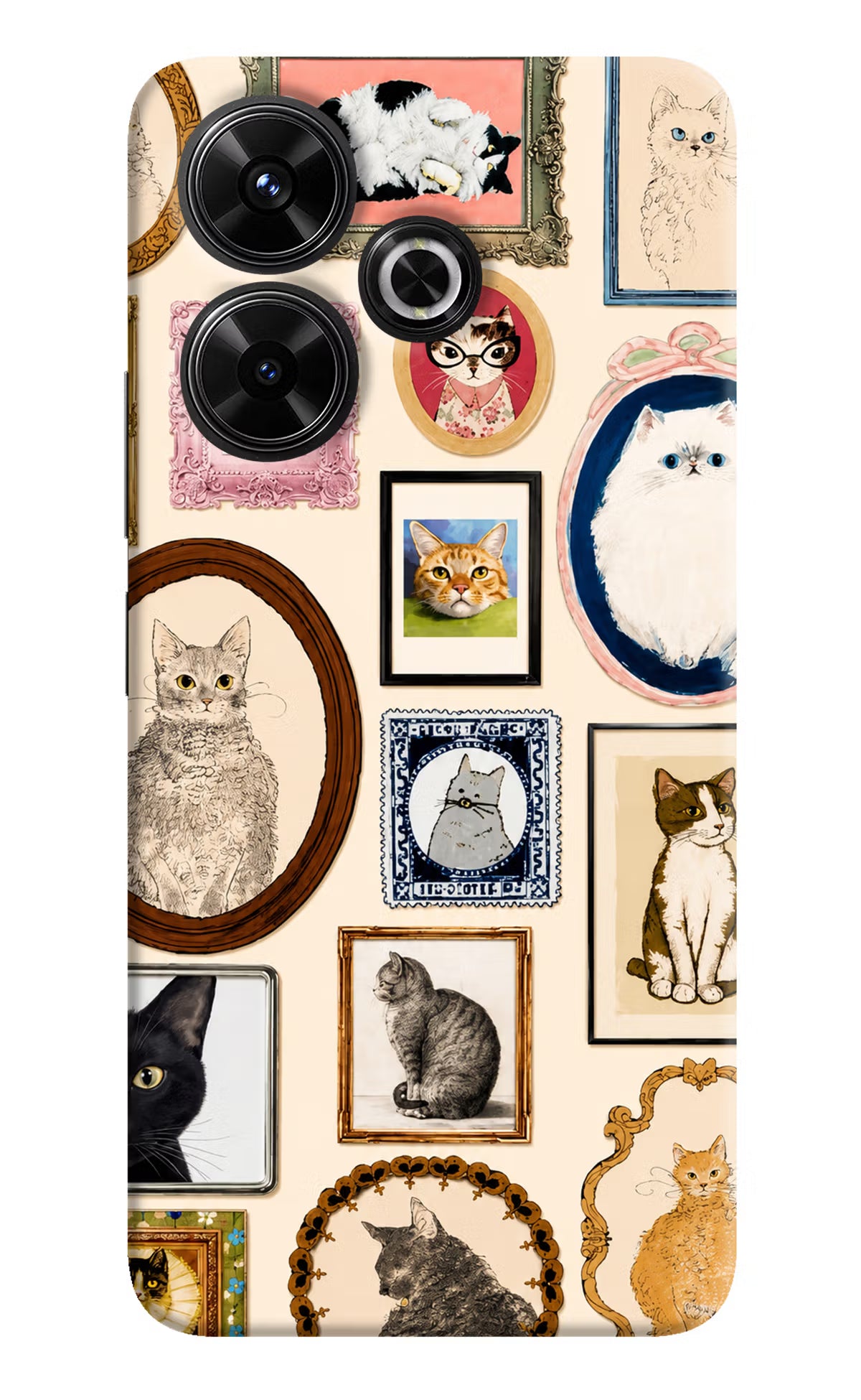 Mirror Cats Redmi 13 5G Back Cover