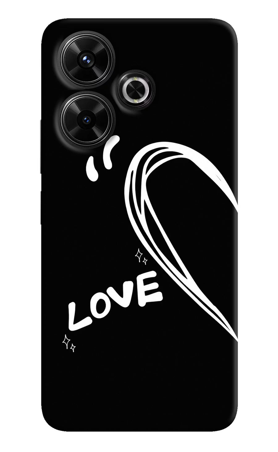 Love Line Redmi 13 5G Back Cover, Hard case