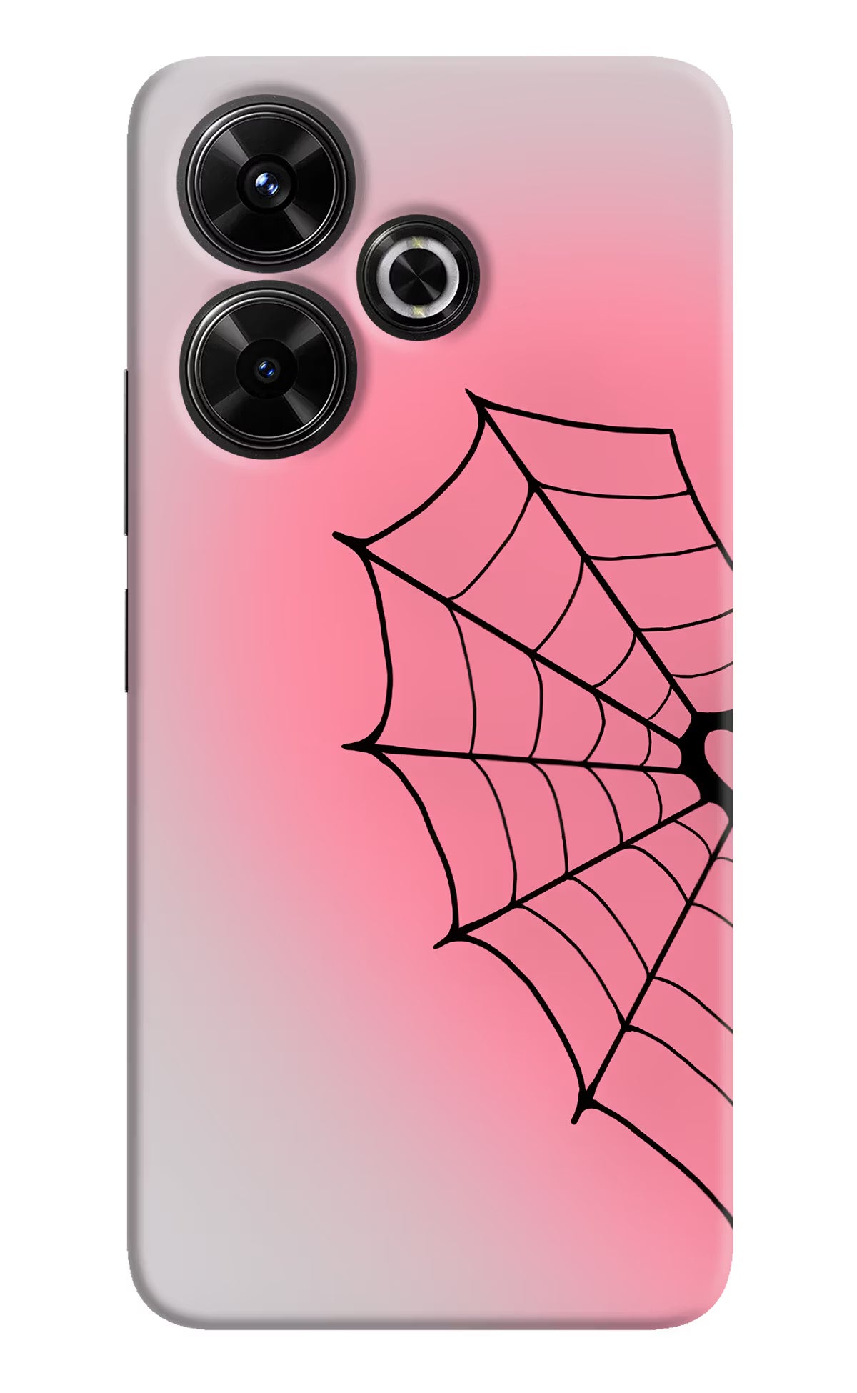 Pink Web Redmi 13 5G Back Cover