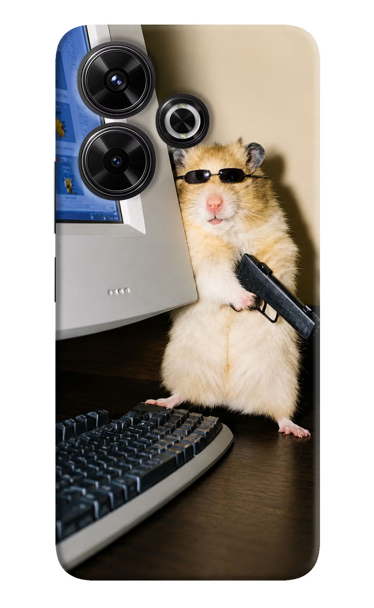 Hacker Hamster Redmi 13 5G Back Cover