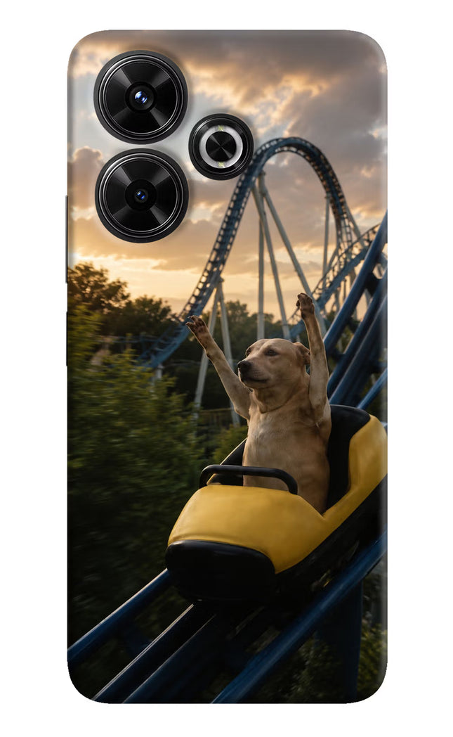 Rollercoaster Dog Redmi 13 5G Hard Case Back Cover by Casekaro