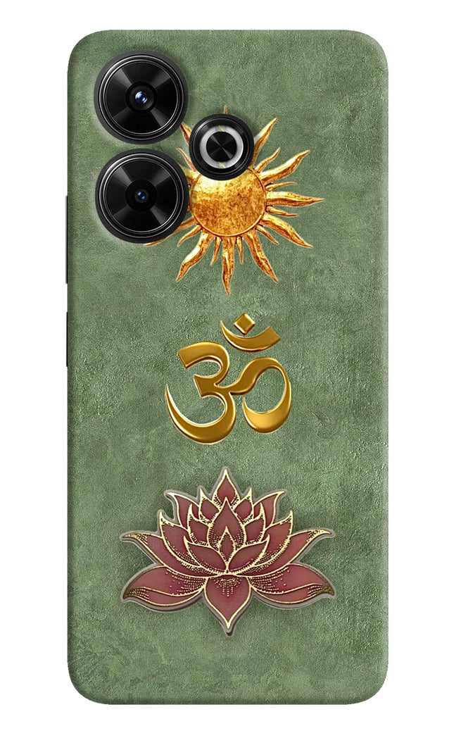 Om & Lotus Redmi 13 5G Back Cover