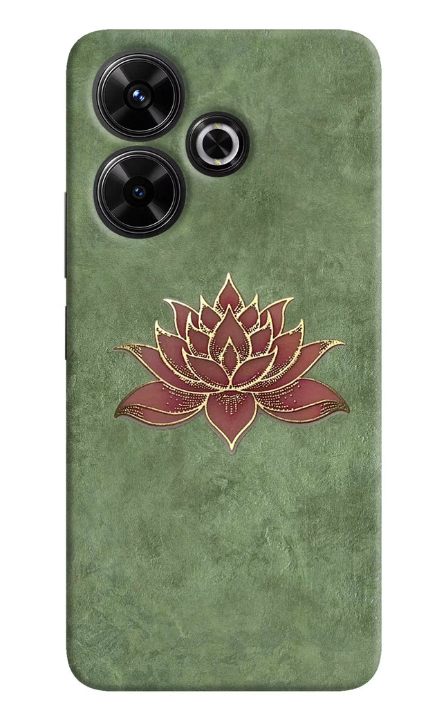 Lotus Grace Redmi 13 5G Hard Case Back Cover by Casekaro
