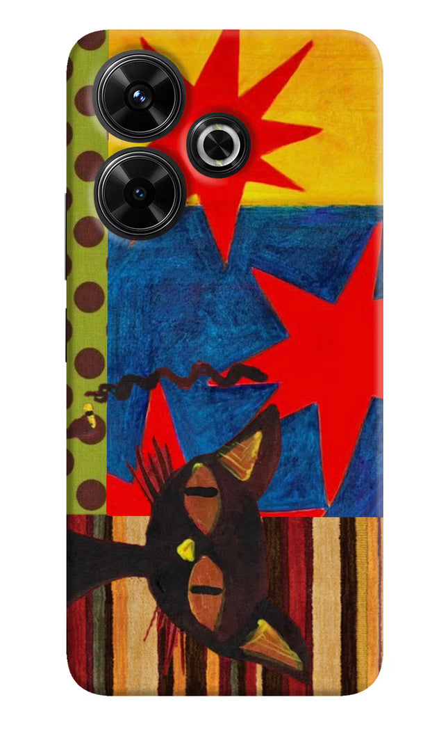 Pop Cat Redmi 13 5G Hard Case Back Cover by Casekaro