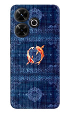 Koi Blue Redmi 13 5G Hard Case Back Cover by Casekaro