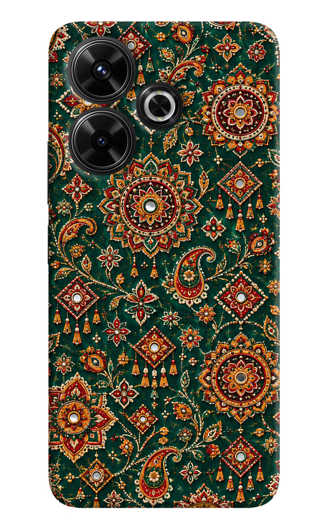 Green Pataka Redmi 13 5G Hard Case Back Cover by Casekaro