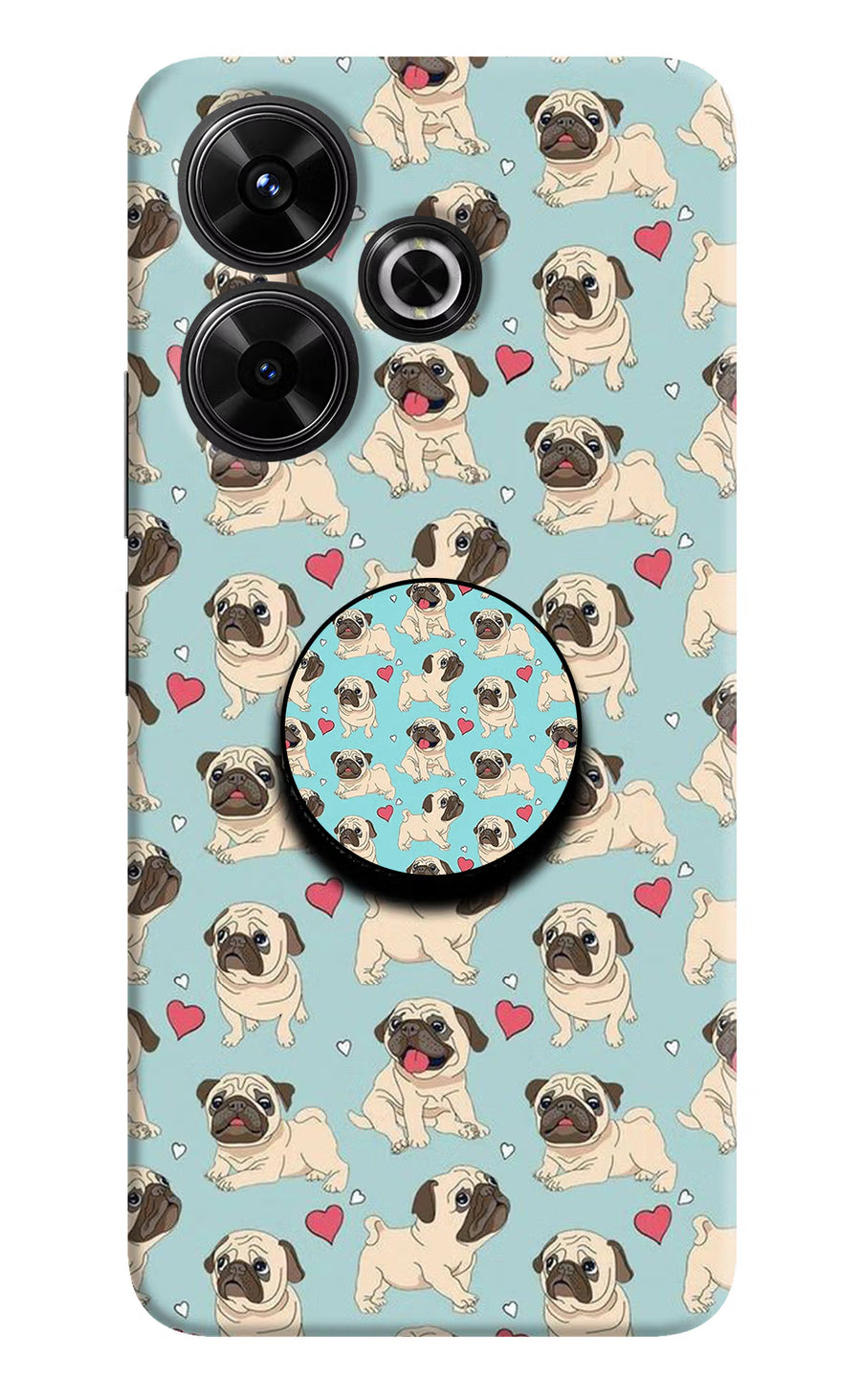 Pug Dog Redmi 13 5G Pop Case, Hard case