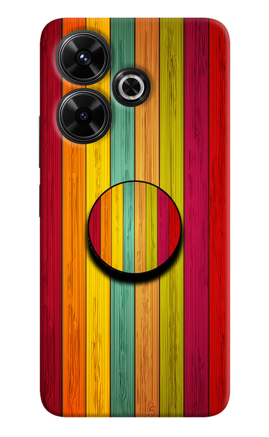Multicolor Wooden Redmi 13 5G Pop Case by Casekaro