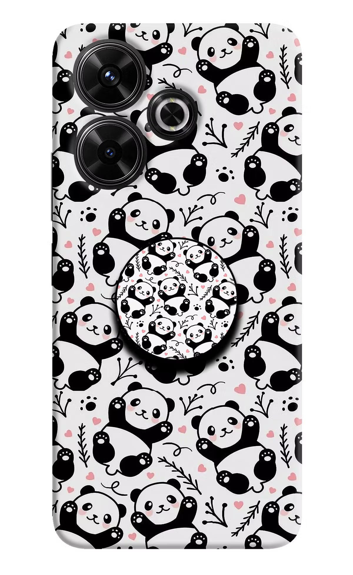 Cute Panda Redmi 13 5G Pop Case by Casekaro